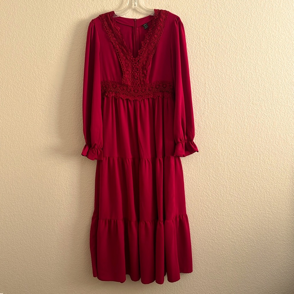 Tiered Midi Dress